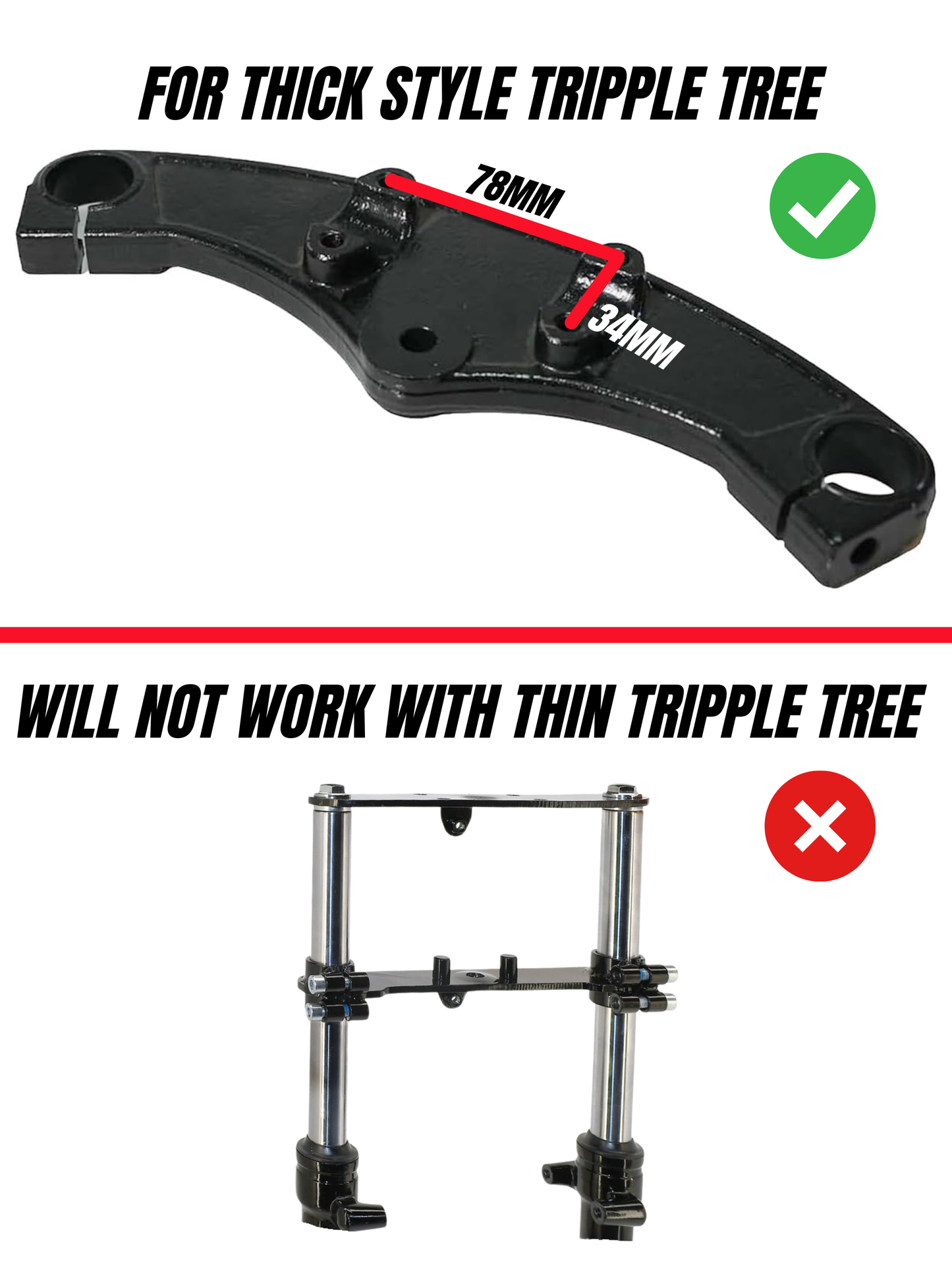 Steel Lock Bracket (For Coleman Forks)